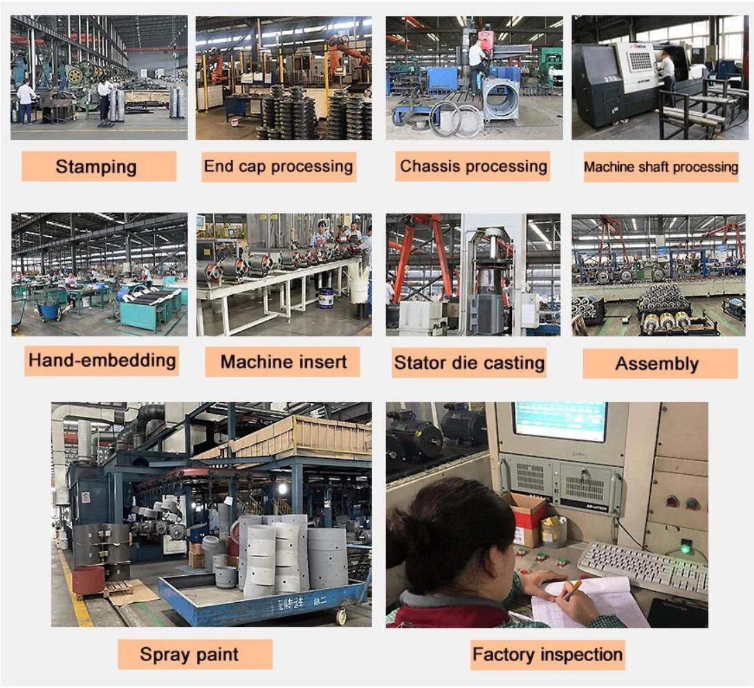 Proceso de producción de motores